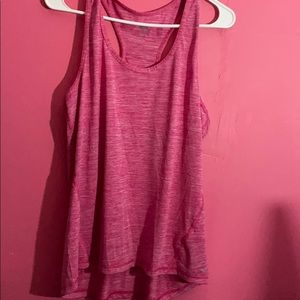 Pink work out top